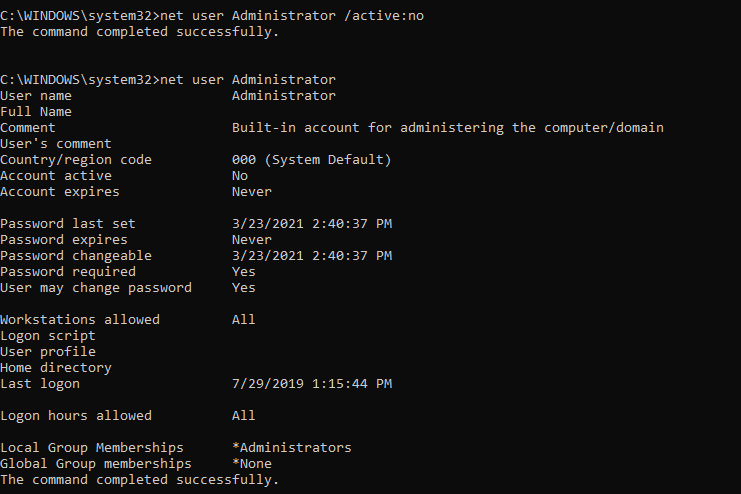 Cannot disable default Administrator account. b7773475-1c77-48d8-a802-26281a937fe1?upload=true.png