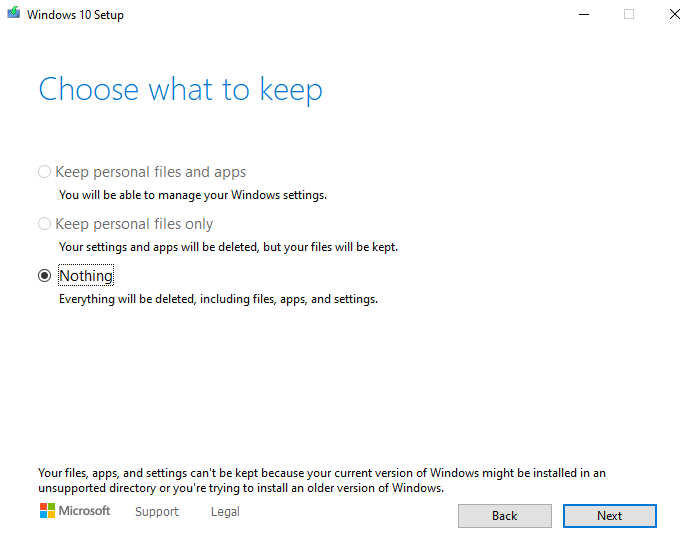 Will C drive and all files on the computer be deleted? b7cb099c-b0f1-4d2a-bf60-a87c946c3234?upload=true.png