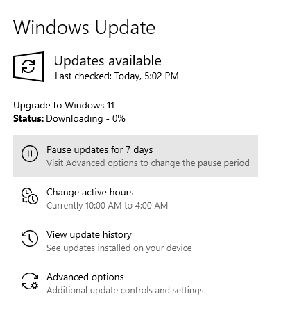 How to stop Windows 11 Upgrade in Windows Update Settings? b7ccd651-c5ed-469c-b0bf-3411cc791072?upload=true.png