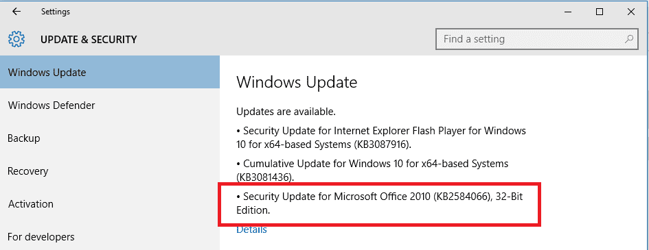 Windows 10 Update for Office 2013 Keeps Installing Same Patches b7fc73d5-c448-47b0-adde-fd9db3c5002e.png