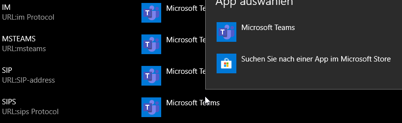 Associate protocol sip and sips to another program then MS Teams b8515608-bf52-43a6-8e02-f0564cf9b4b5?upload=true.png