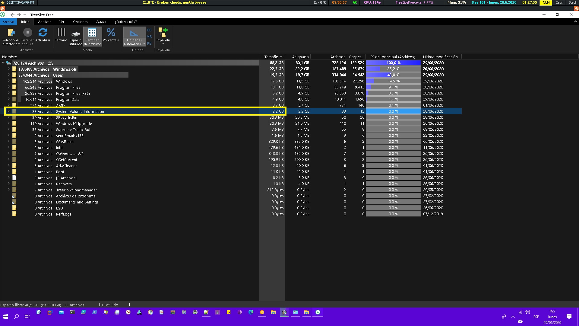 Windows 10 System Volume Information Folder Size increased huge after several failed... b865761e-6dd6-4f01-b8d5-8e232433ac44?upload=true.jpg