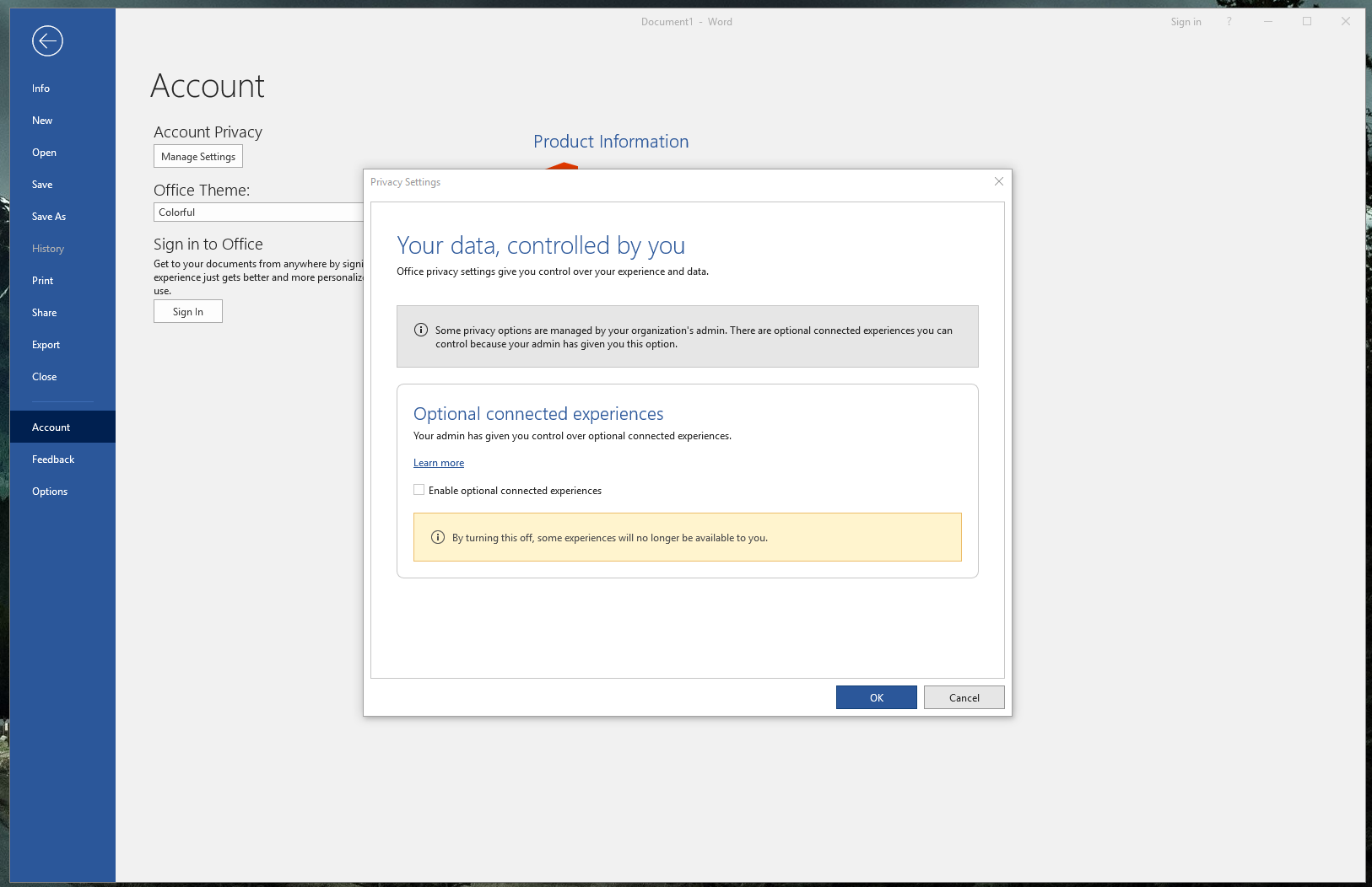 Some settings/Privacy settings are managed by your organization's Admin, What is this?... b869674e-8c3b-4309-bf80-caa3cac7f0b2?upload=true.png