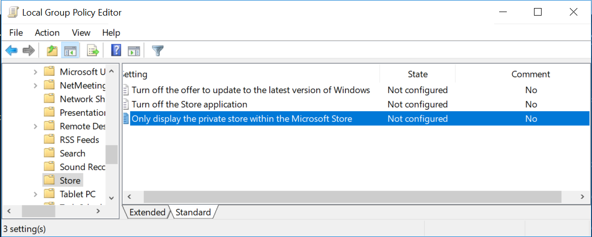 This app has been blocked due to Company Policy error in Microsoft Store B8h8R.png