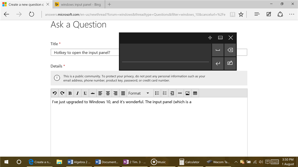 Can I set up a hotkey combo to input my email address when I am in an input field? b93e1f11-5634-4fa6-87ea-0e89ee5d6b0d.png
