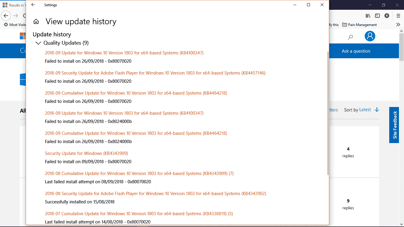 Need serious help Windows 10 Security Updates and Cumulatiuve Updates Failing plus Office... b958e5f0-20d1-4cae-a2b0-f7e8cb6f5d08?upload=true.png