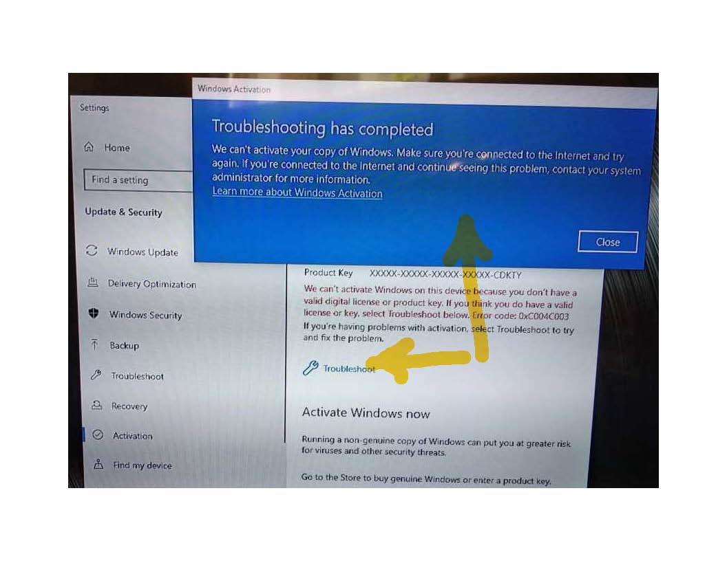 Activation error after Hardware change b9c8962a-0c2e-473a-acfb-a2f49eae9114?upload=true.jpg