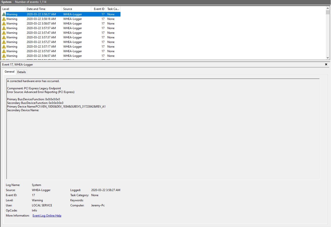BSoD irql_not_less_or_equal Windows 10 b9e0c07f-80e0-43c6-b2cd-270736ba7cc9?upload=true.png