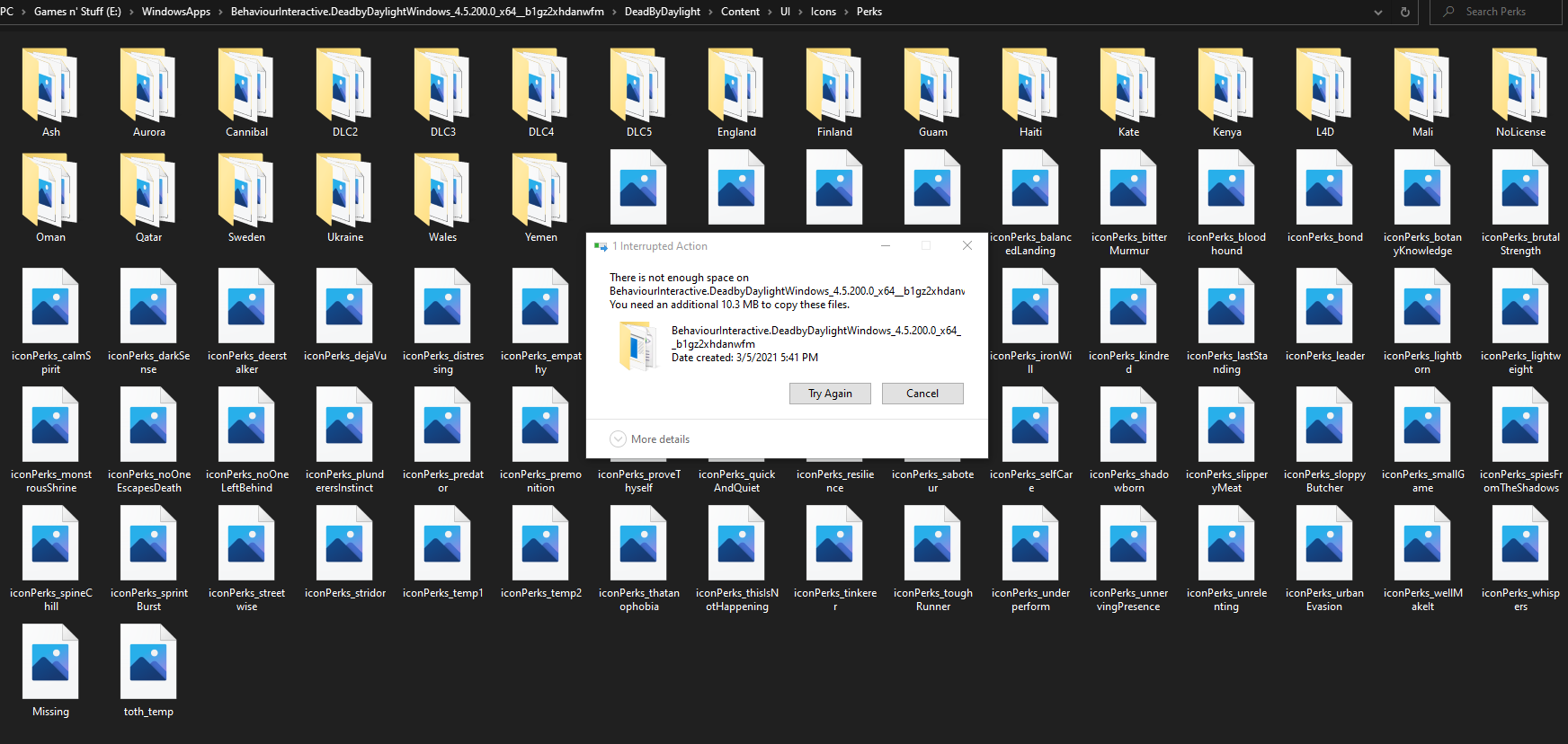 Specific file supposedly needs more space. Drive has over 50 GBs more and uses NTFS. b9e99bf7-6a2d-4dbe-a219-f79cd596d2dc?upload=true.png