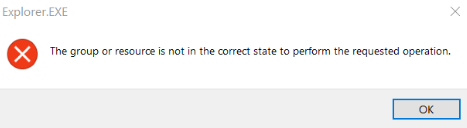 Explorer.EXE is "not in correct state to perform the requested operation" Problem - Windows 10 ba09e512-f769-4208-aa7b-a9fb14f92810?upload=true.png