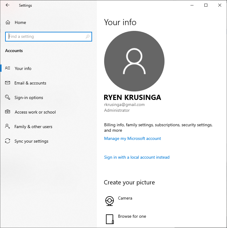 Windows 10 Security won't recognize my admin account as admin ba191734-f158-4b8e-a964-991807247168?upload=true.png