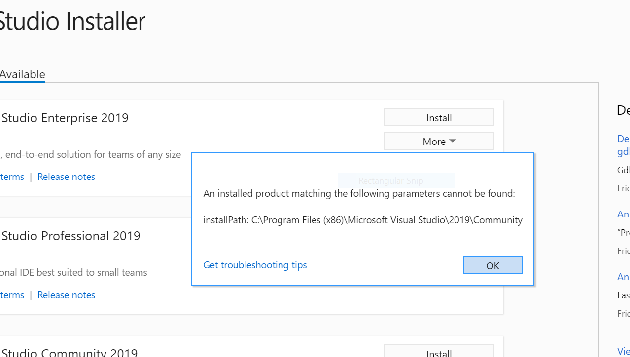 visual studio community appears in Apps & features when is not installed. bab17d1c-21cc-484a-9f80-397511617cf1?upload=true.png