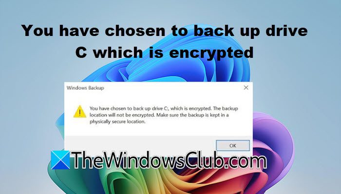 You have chosen to back up drive C which is encrypted backup-drive-encrypted.jpg