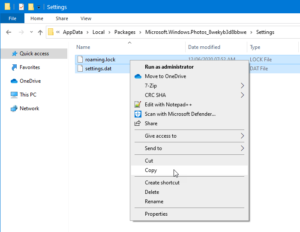 How to backup and restore Photos app settings in Windows 10 backup-restore-photos-app-settings-300x232.png