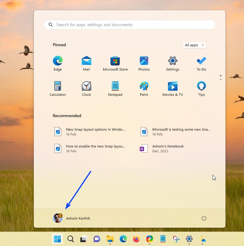 Microsoft is making more unwanted changes to the Windows 11 Start Menu Backup-to-OneDrive-reminder-in-the-Power-Menu-Windows-11.jpg