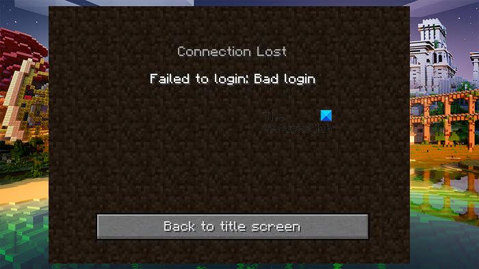 Minecraft Connection Lost, Failed to Login, Bad Login Tekkit error bad-login.jpg