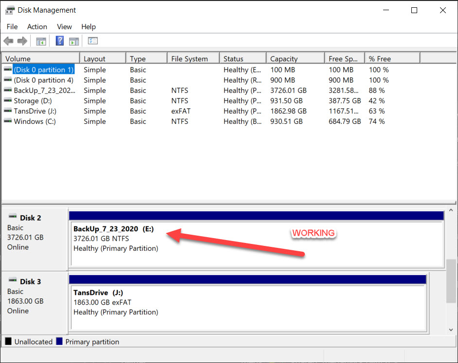 Having issues with drive not mounting but showing on Disk Manager bb5c17ef-b00c-47a7-84db-d2f259e2919d?upload=true.jpg