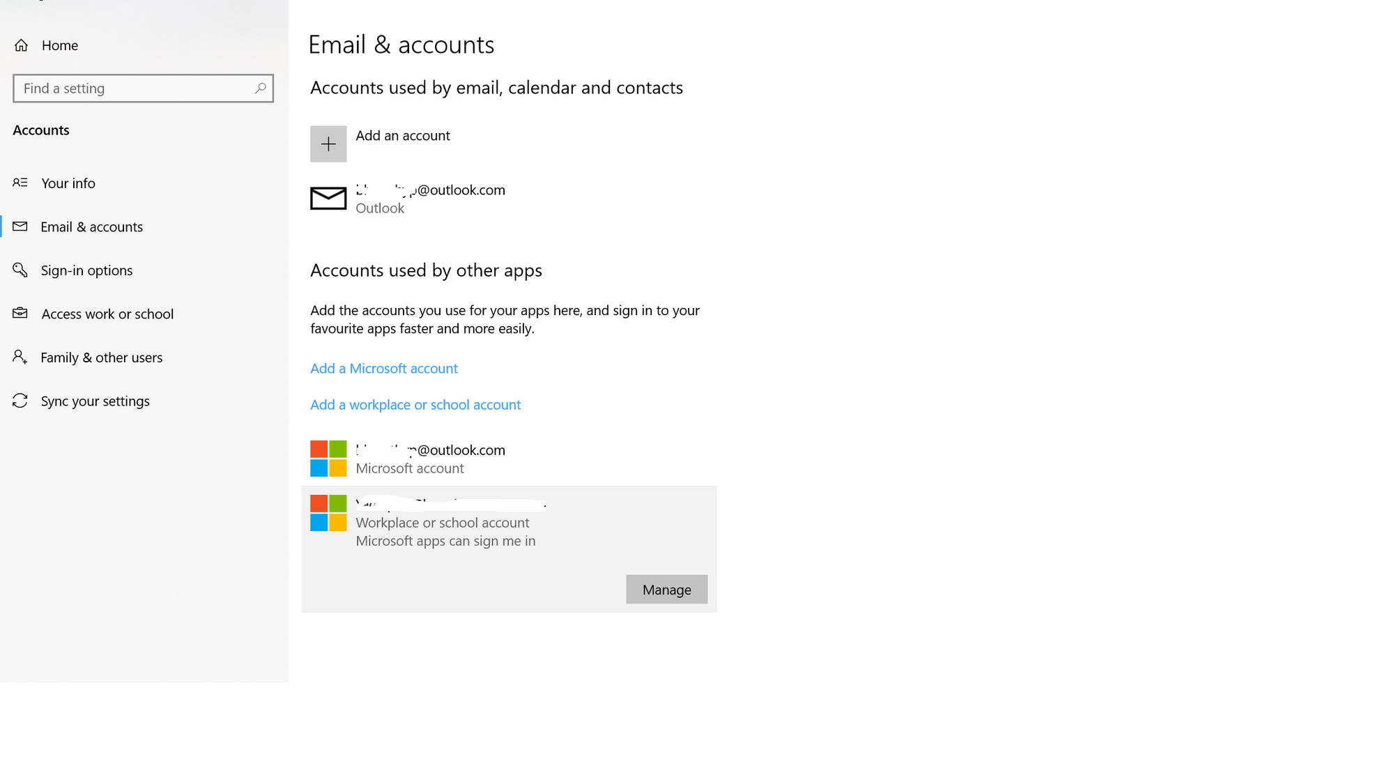 Can't seem to remove work or school account from my "Email & Accounts" bb862fd1-d5b0-4c6c-a2ff-d41d27628f5c?upload=true.png