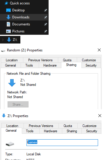 I have merged the download file with my Z: drive. I cannot unmerge it + Other weird stuff. bb862fd8-e64e-4f8d-8fc8-89c03421c287?upload=true.png