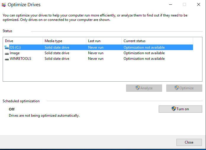 Optimise Drives is still broken in version 2004 bbad77b8-f140-4066-98b1-f631a426b1ae.png