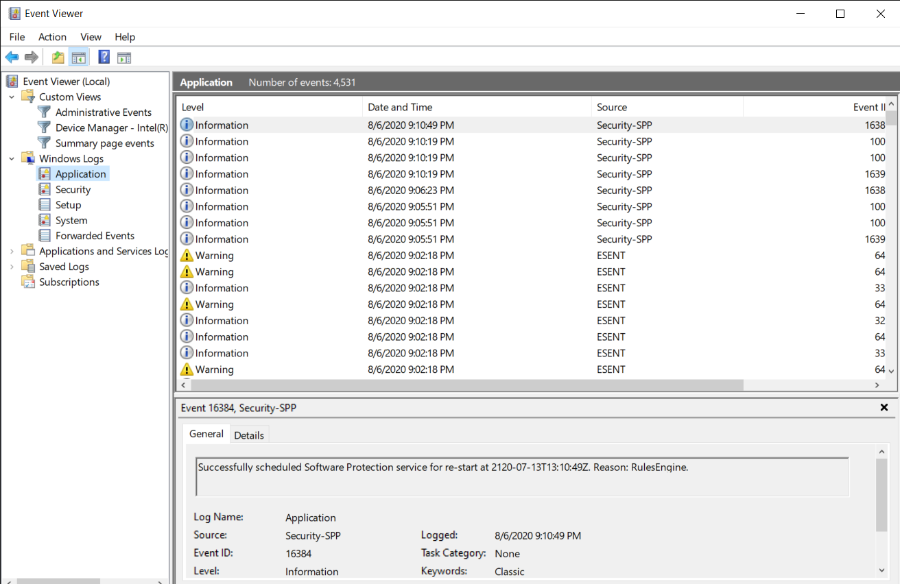 My event viewer's "Windows Log -> system" session does not displaying items correctly, how... bbbb831a-50c1-4d35-8afc-10135d3b17e3?upload=true.png