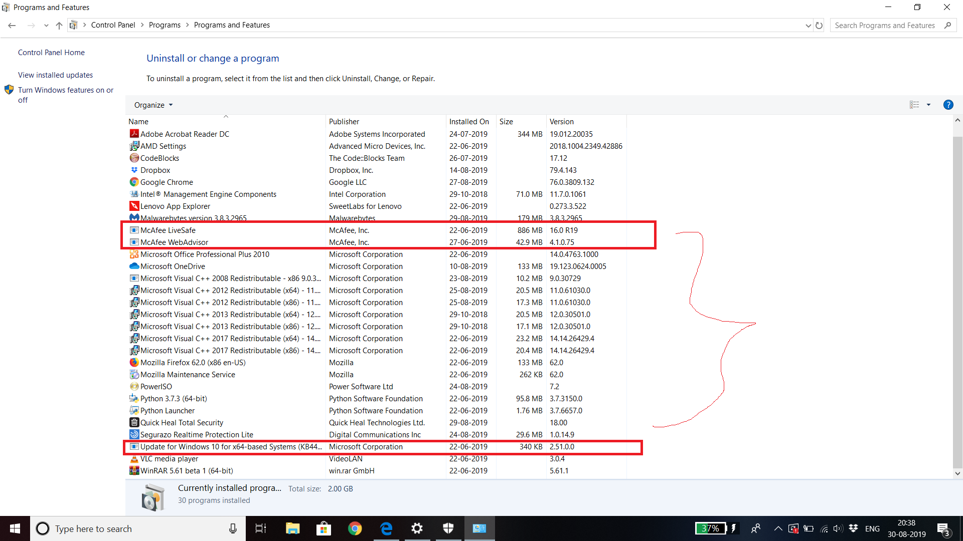 0x80070424 UPDATE ERROR, ANTIVIRUS GOT DELETED, AND FIREWALL GOT TURNED OFF bbda3ec7-61e7-4b70-ac1c-25355819be83?upload=true.png