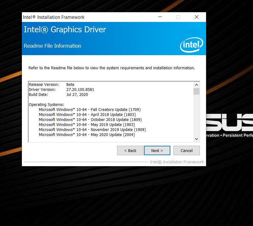 Intel Inc Released Modern Graphics WHQL Beta Driver DCH_IGCC_WHQL_v27.20.100.8581_Beta For... bc25731b-4ec9-4797-a9e1-d9080ad30b52?upload=true.jpg