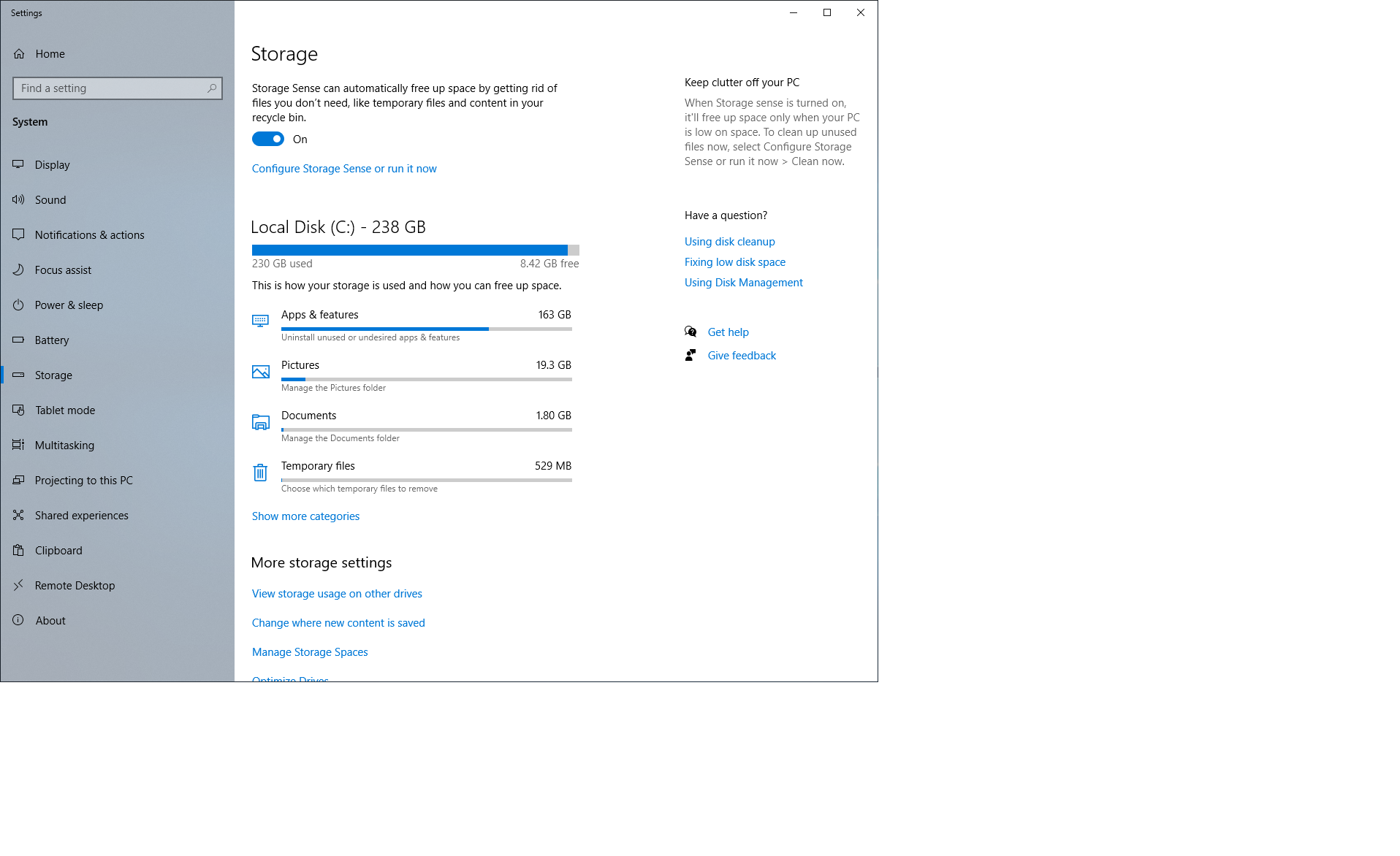 Storage settings showing 165 GB used for Apps & Features, but this is impossible, what... bcb23024-471e-4410-a91b-f750c18fc611?upload=true.png