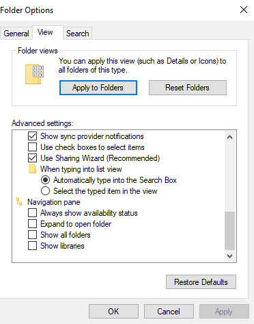 Windows File Explorer Search no longer giving me results automatically, how do I reset it? bd1366cd-3979-4b63-8a05-8fb995227e27?upload=true.png