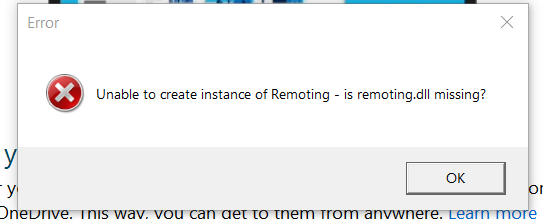 Eventq Dll And Remoting Dll File Is Missing