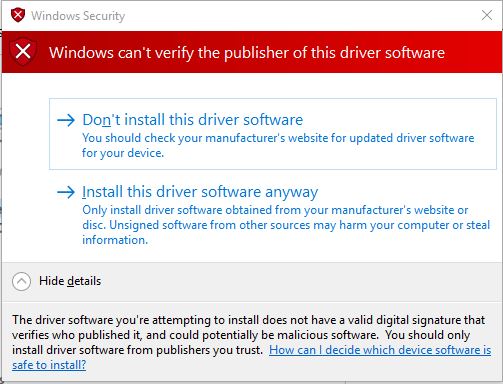 Remove uninstalled driver lacking publisher verification in Windows 10 bdce548c-1d08-4bb6-ba24-291e27ea4cf8?upload=true.jpg