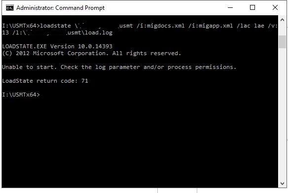 Unable to use USMT scanstate.exe on Windows 10 2004 build bdd8c36d-ca2a-44f4-b82d-5579074642df.jpg