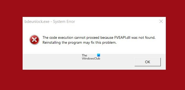Fix Bdeunlock.exe Bad image, System Error or Not responding errors Bdeunlock.jpg