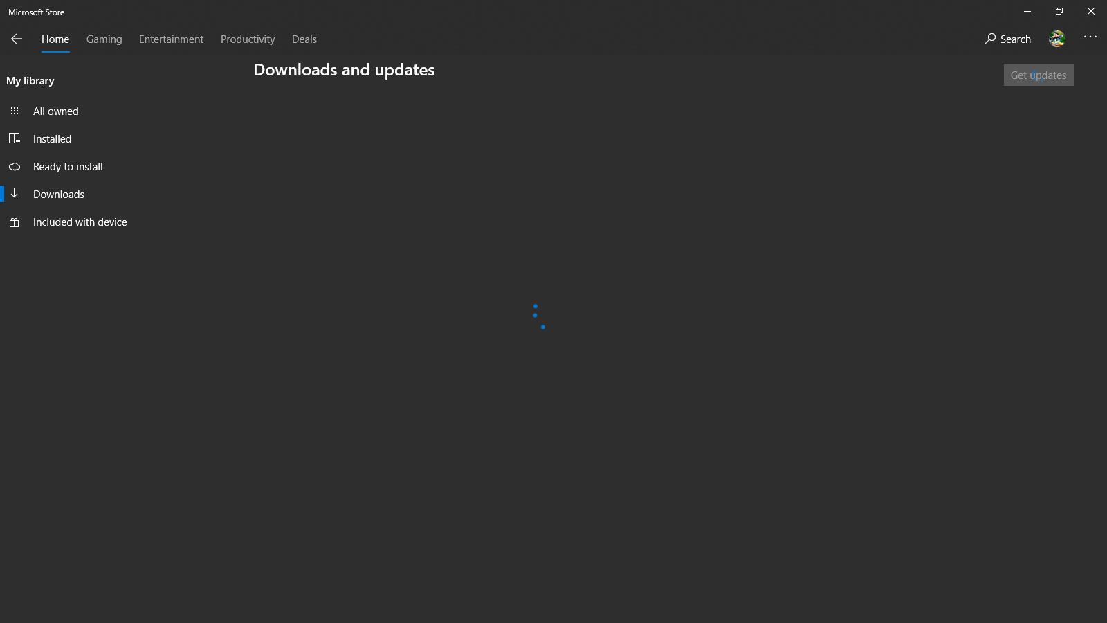 Windows Store won't download and update the apps. bdf4243d-767a-423d-a31c-efade78b0398?upload=true.jpg