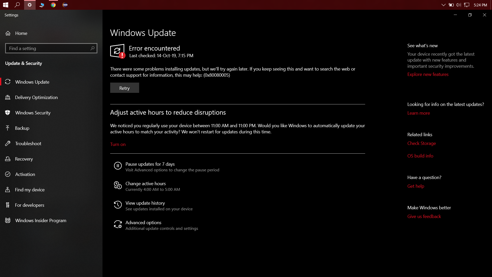 My 'Windows Security' isn't working! Shows no options. What can I do to resolve it? be348aaa-5cbf-4409-912b-a98bac289249?upload=true.png