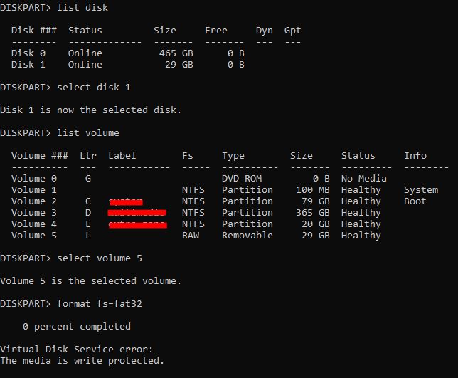 USB drive is write protected; unable to format be85ae19-c119-40d6-bf06-ef9f420c7724?upload=true.jpg