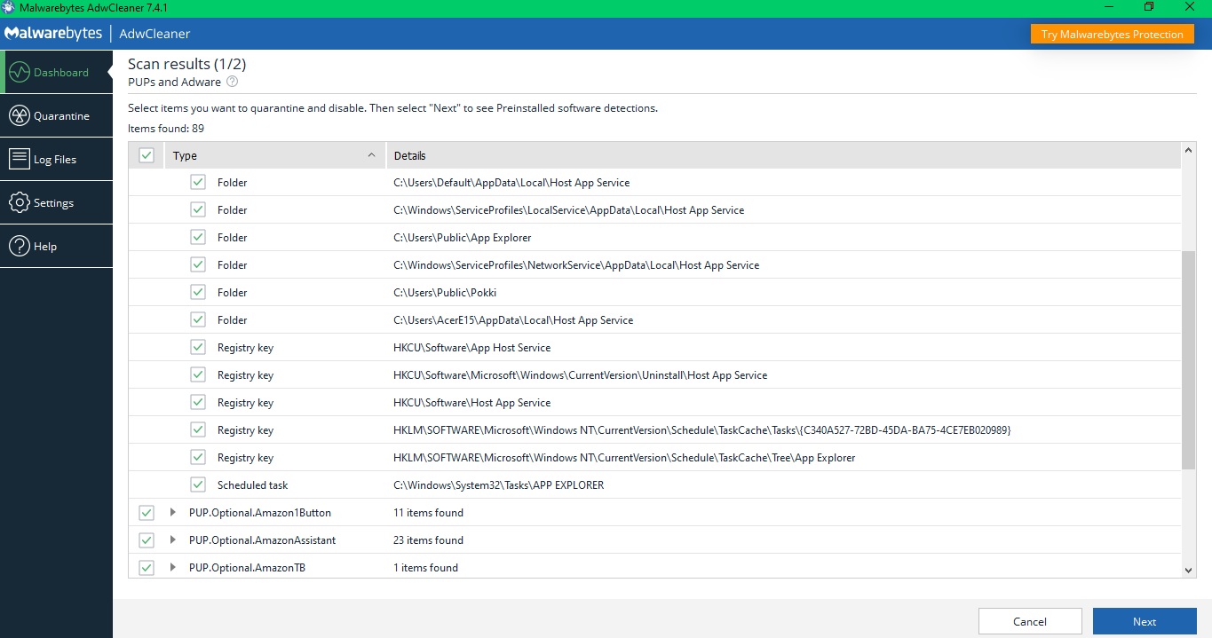 Malware safe to quarantine/disable? bf2e3b6c-fd31-4e74-b57c-eb04dd0e9aba?upload=true.jpg