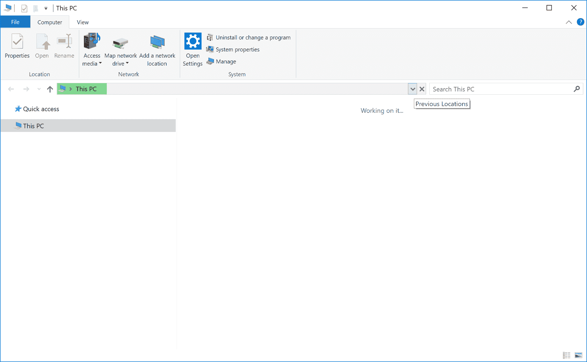 File Explorer takes long time to load contents! bfae238f-0a87-4bb6-a62d-0a2e899b4593?upload=true.png