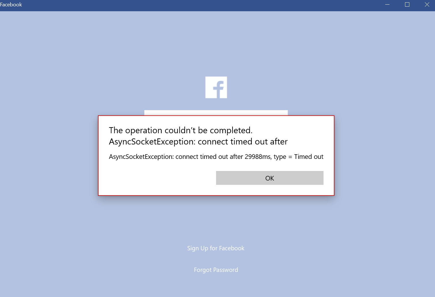 Facebook app is not working too many error messages for windows 10 bfe0ffda-f8c5-4426-bb1d-2a97965f6c91?upload=true.png