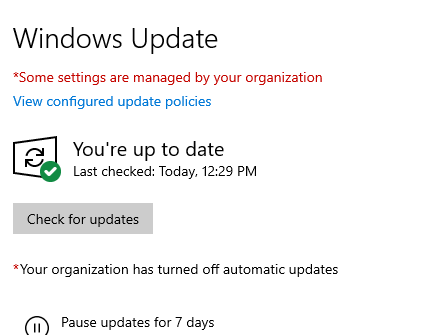 Windows update settings are managed by my organization bff126e8-5b4b-42ae-959b-97c8e02bffd9?upload=true.png