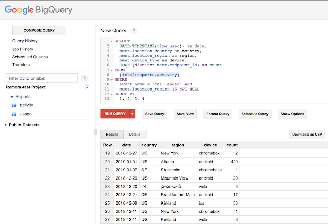 Two new Hangouts Meet tools added to Admin console in G Suite BigQueryExport.png