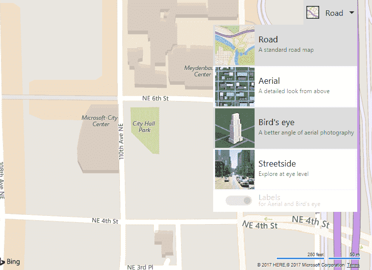 Bing Maps Autosuggest API GA Release BirdseyeButton.png
