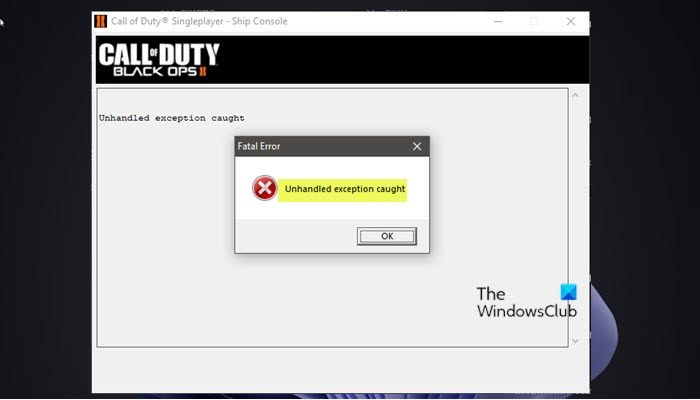 Fix Black Ops 2 Unhandled exception caught error in Windows PC Black-Ops-2-Unhandled-exception-caught-error.jpg