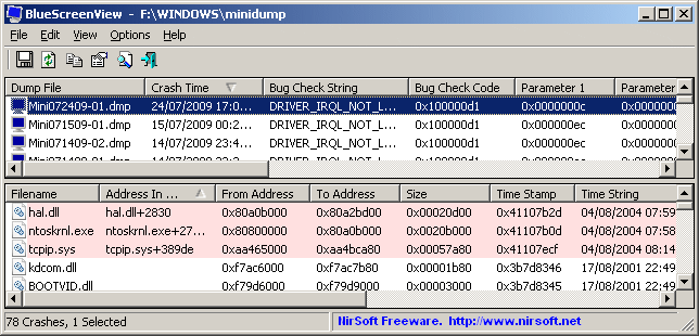 Bsod when downloading large files Bugcheck 124 memory_corruption.sys bluescreenview.gif
