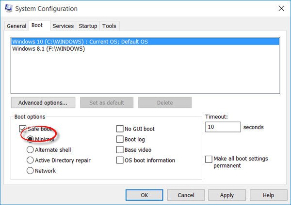 File does not have a program associated with it for performing this action – Recycle bin error boot-windows-10-in-safe-mode-600x424.jpg
