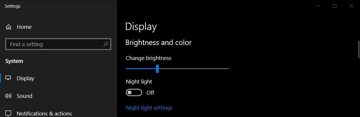 Windows 10 19H1 will modify the display brightness behaviour Brightness-setting.jpg