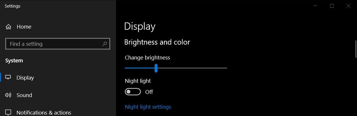 Microsoft tests Windows 10 May 2019 Update Build 18362.207 Brightness-setting.jpg