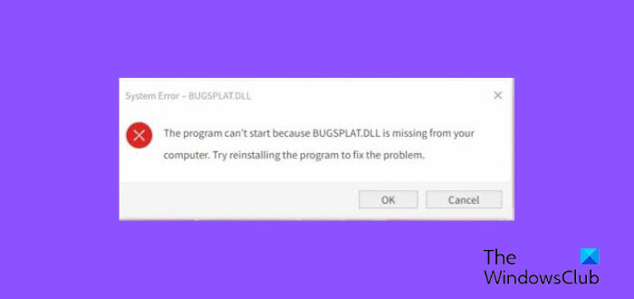BUGSPLAT.DLL was not found; Missing in League of Legends Bugsplat.dll-was-not-found.png