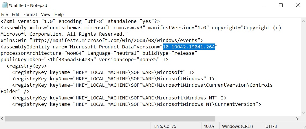 Windows 10 20H2 update will be based on Build 19042 Build-19042-manifest.jpg