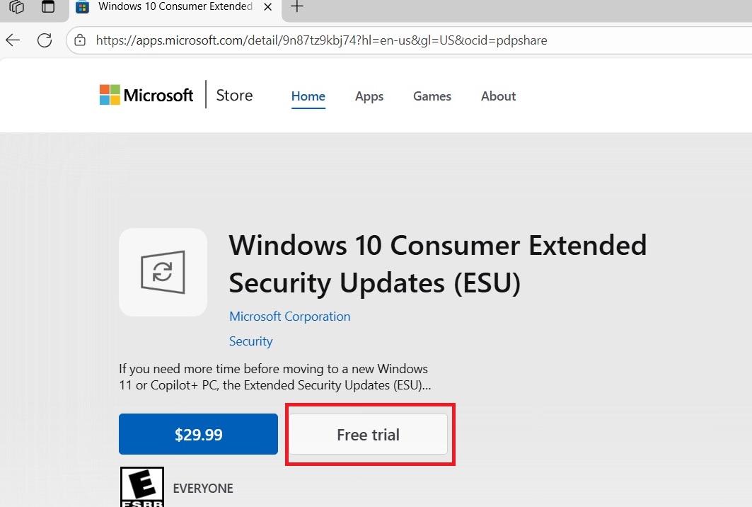 Microsoft publishes Windows 10  ESU (Extended security updates) in the Store buy-windows-10-esu-free-trial.jpg